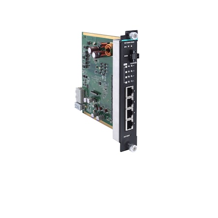 Moxa Gigabit Poe+ Ethernet Interface Module W/ 4 10/100/1000Baset(X) IM-G7000A-4PoE